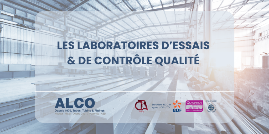 Alco : Les laboratoires d'Essai et de Controle Qualité